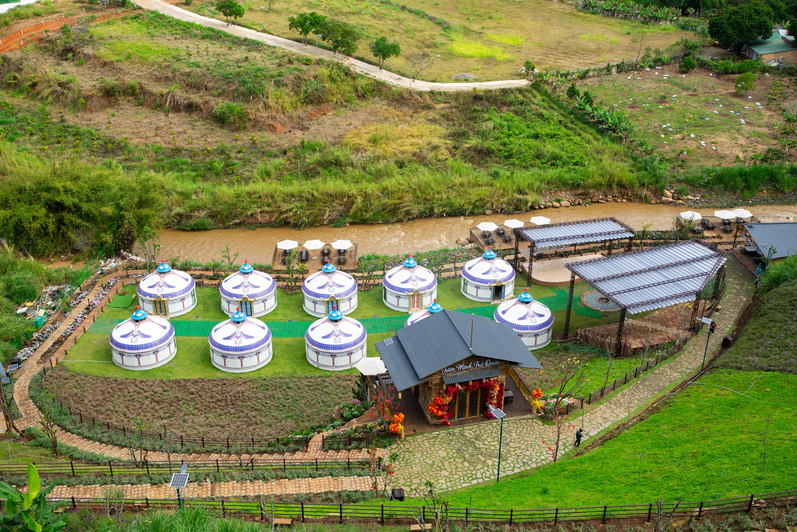 quang canh tai thien minh da lat sau khi hoan thanh duong truot